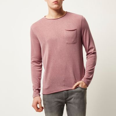 Pink long sleeve t-shirt